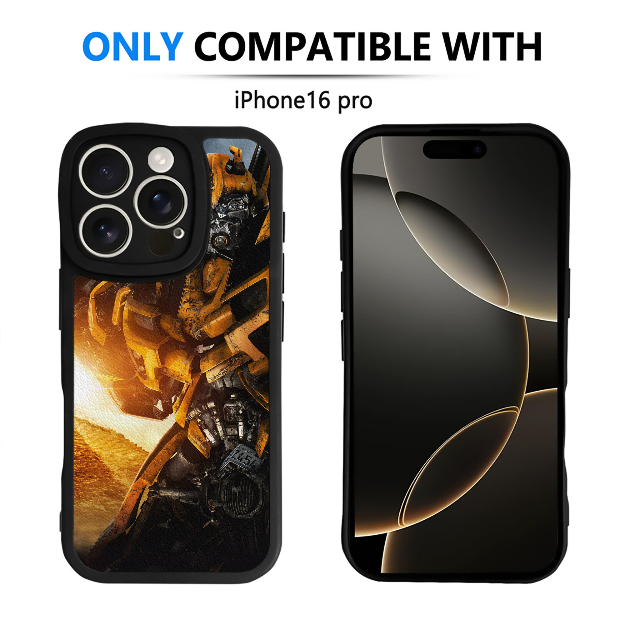 （画像用） Transformers トランスフォーマー 【iPhone 16シリーズ対応】シリコンスマホケース（レザー調） 材質：シリコン